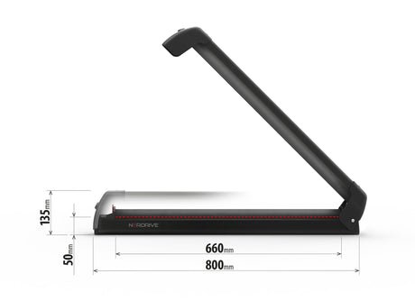 Nordrive Pro-Slider EVO Aluminium PS-60, portasci per barre da tetto - Nero N40001