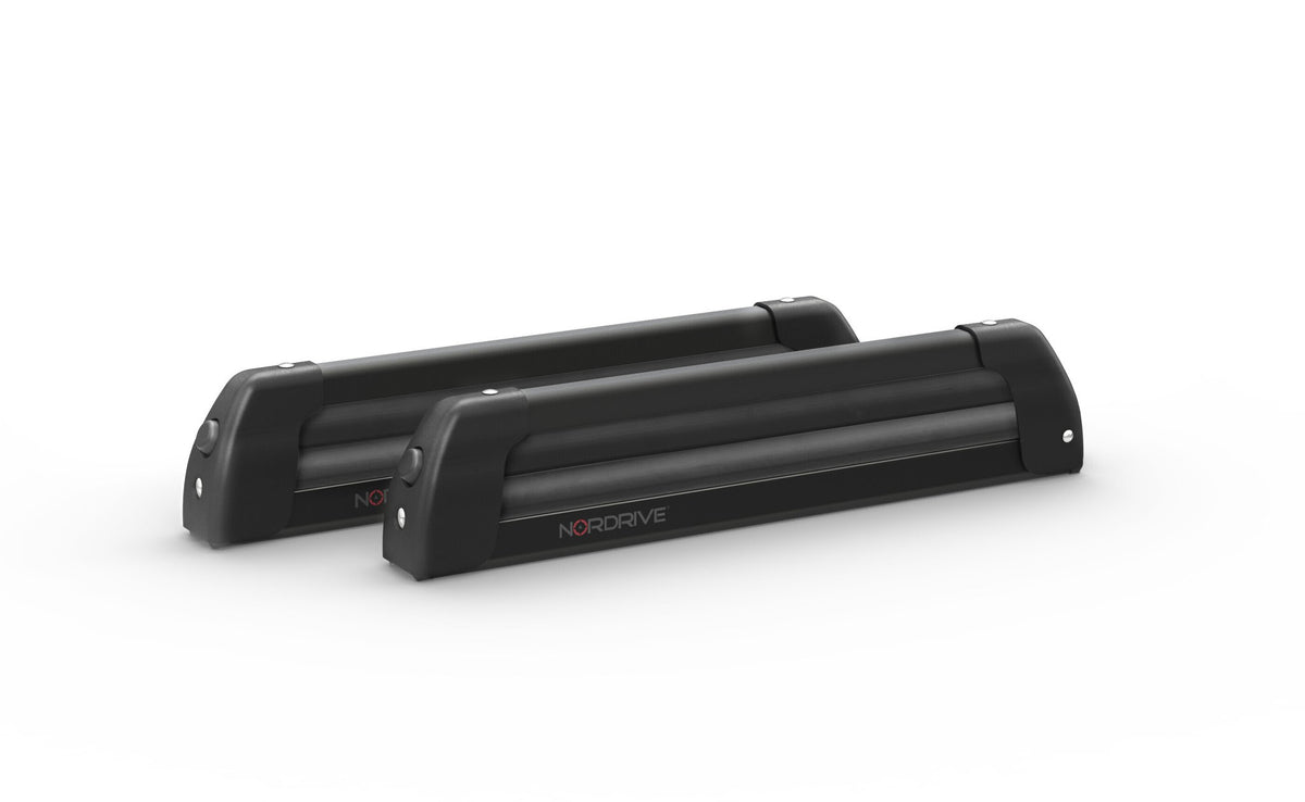 Nordrive Nordic-King EVO aluminium NK-40, portasci per barre da tetto - Nero N40012