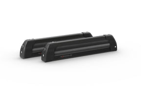 Nordrive Nordic-King EVO aluminium NK-40, portasci per barre da tetto - Nero N40012