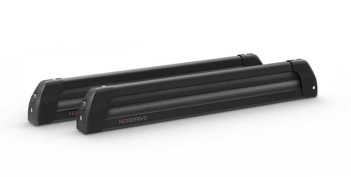 Nordrive Nordic-King EVO aluminium NK-60, portasci per barre da tetto - Nero N40013