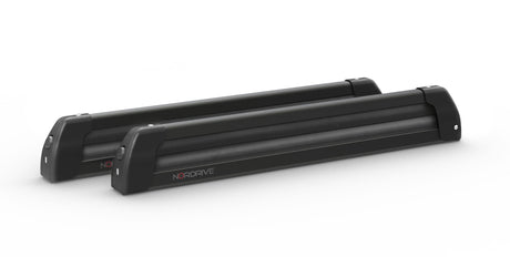 Nordrive Nordic-King EVO aluminium NK-60, portasci per barre da tetto - Nero N40013