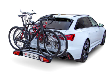 Nordrive Elix 2, portabiciclette per gancio traino - 2 bici N50410