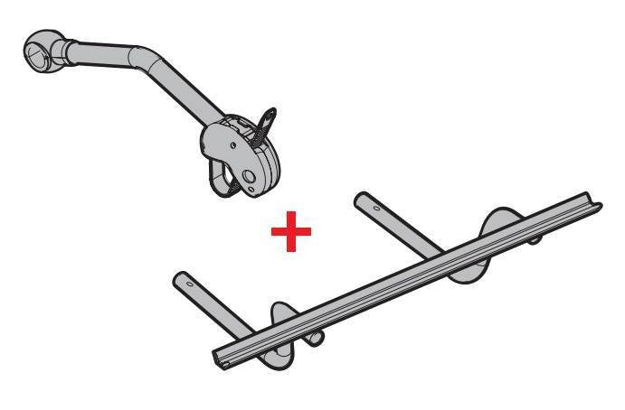 Nordrive Elix+1, kit di estensione 1 ciclo per il portabici Elix 2 N50411