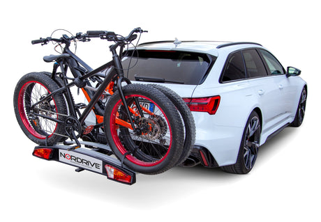 Nordrive Wave 2, portabiciclette per gancio traino - 2 bici N50415
