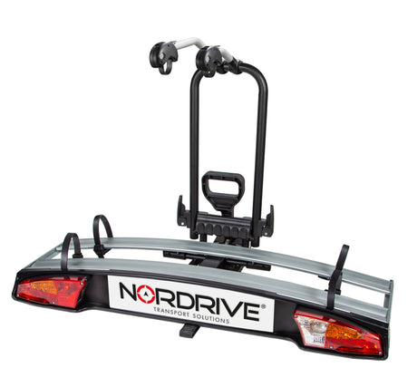 Nordrive Wave 2, portabiciclette per gancio traino - 2 bici N50415