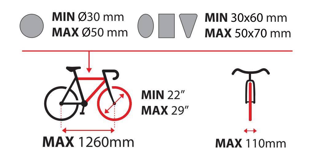 Nordrive Wave 3, portabiciclette per gancio traino - 3 bici N50416