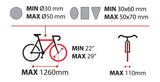 Nordrive Wave 3, portabiciclette per gancio traino - 3 bici N50416