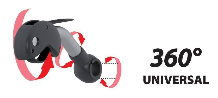 Nordrive Wave 3, portabiciclette per gancio traino - 3 bici N50416