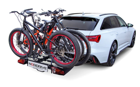 Nordrive Asura 3, portabiciclette per gancio traino - 3 bici N50421