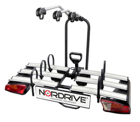 Nordrive Asura 3, portabiciclette per gancio traino - 3 bici N50421