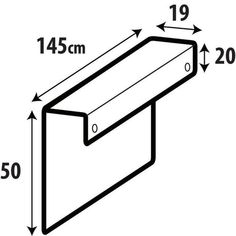 Nordrive Tailgate Pad, portabici da portellone posteriore pick-up N50435