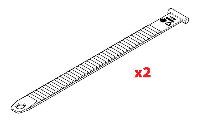 Nordrive Set 2 cinghie dentate ferma ruota N50931
