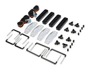 Nordrive Ricambio kit fissaggio per box tetto Nordrive in ABS/PST N60000M