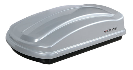 Nordrive Box 330, box tetto in ABS, 330 litri - Argento lucido N60001