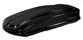Nordrive Box 430D, box tetto in ABS, 430 litri, doppia apertura - Nero lucido N60015