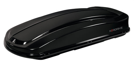 Nordrive Box 430D, box tetto in ABS, 430 litri, doppia apertura - Nero lucido N60015