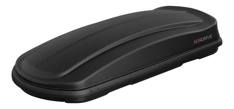 Box Tetto Auto Nordrive Box 430 - 430 Litri ABS Nero Goffrato Carico 75kg N60016
