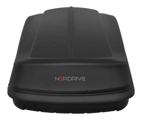 Box Tetto Auto Nordrive Box 430 - 430 Litri ABS Nero Goffrato Carico 75kg N60016