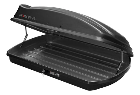 Nordrive Box 333, box tetto in ABS, 333 litri - Nero goffrato N60033 N60033