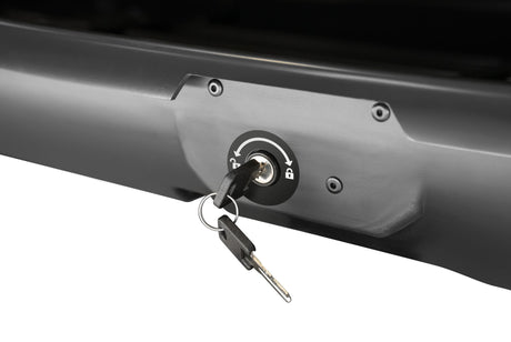 Nordrive Box 400, box tetto in ABS, 400 litri - Nero goffrato N60040