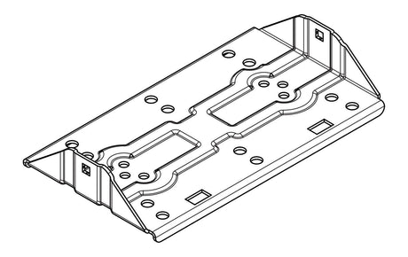 Nordrive Piastra supporto braccetti grigia per N50110 per barre Silenzio N99946