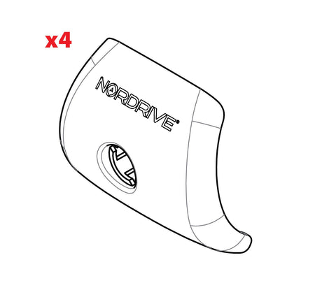 Nordrive Set 4 cover piedi Rail N99960