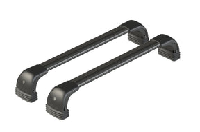 Nordrive Silenzio CX Black, set completo barre portatutto in alluminio - 114 cm + 109 cm - Origine RF - C044 NK044TB1110