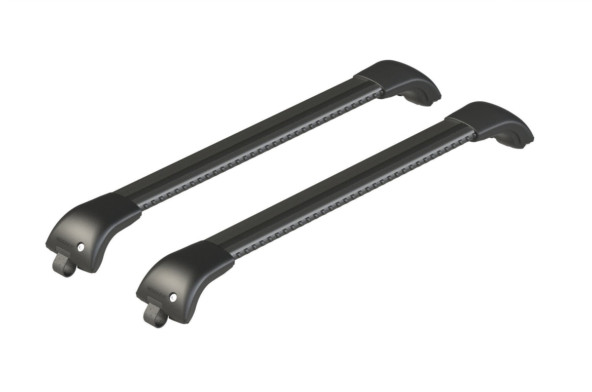 Nordrive Silenzio CX Black, set completo barre portatutto in alluminio - 109 cm + 104 cm - Origine RL - C400 NK400RB1009