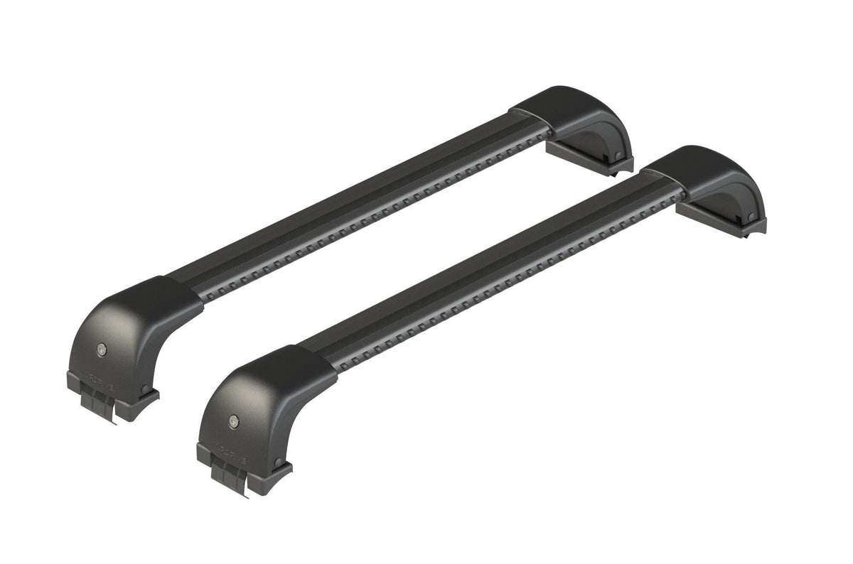 Nordrive Silenzio CX Black, set completo barre portatutto in alluminio - 94 cm + 94 cm - Origine RF - C051 NK051TB0707
