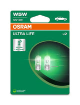 Osram 12V Ultra Life - W5W - 5W - W2,1x9,5d - 2 pz - Scatola