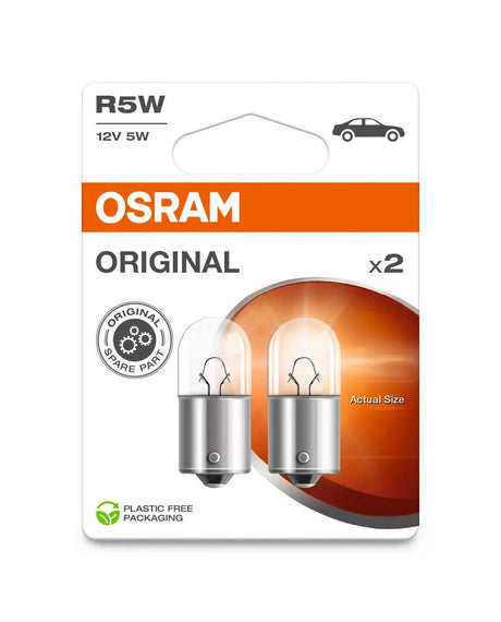 Osram 12V Original Line - R5W - 5W - BA15s - 2 pz - Scatola