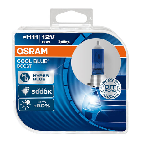Osram Lampadina 12V Cool Blue Boost (H11) 80W PGJ19-2 2 pz Scatola Plast.