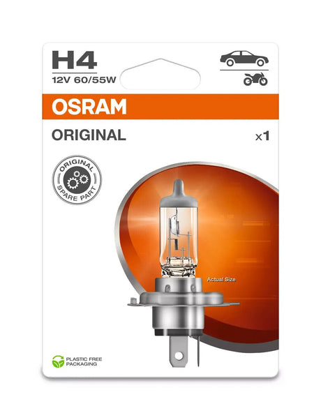 Osram 12V Original Line - H4 - 60/55W - P43t - 1 pz - Scatola
