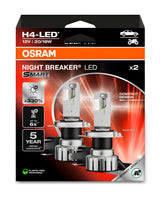Osram 12V Night Breaker Led Smart - H4 - 20/19W - P43t - 2 pz - Scatola