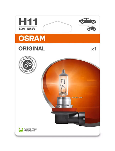 Osram 12V Original Line - H11 - 55W - PGJ19-2 - 1 pz - Scatola