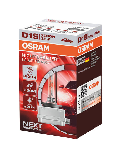 Osram Lampadina Xenarc Night Breaker Laser D1S 35W PK32d-2 1 pz Scatola