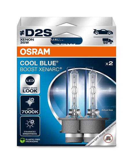 Osram Xenarc Cool Blue Boost - D2S - 35W - P32d-2 - 2 pz - Scatola