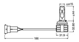 Osram Lampadina 12/24V LEDriving HL - (H11) - 14W - PGJ19-2 - 2 pz - Scatola
