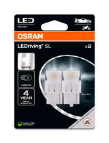 Osram 12V LEDriving SL - (W21W) - 1W - W3x16d - 2 pz - Scatola - Bianco