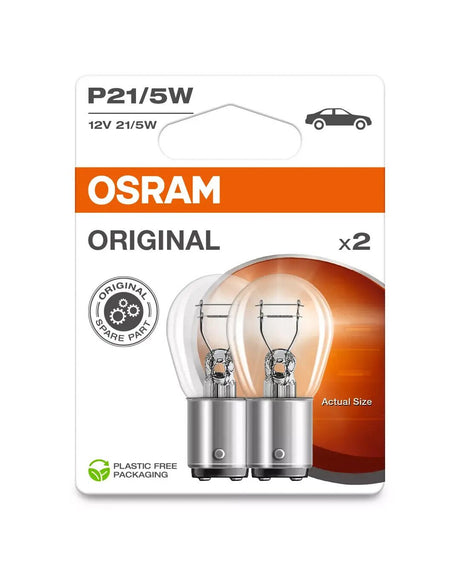 Osram 12V Original Line - P21/5W - 21/5W - BAY15d - 2 pz - Scatola