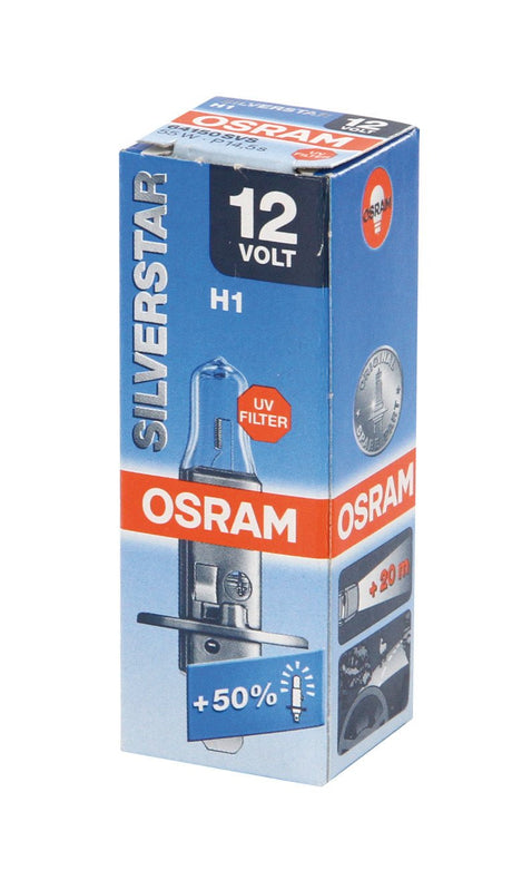 Osram Lampadina 12V Silverstar - H1 - 55W - P14,5s - 1 pz - Scatola