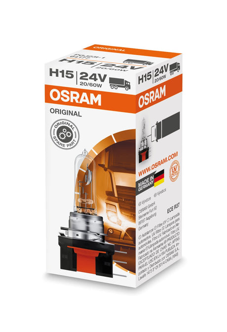 Osram Lampadina 24V Original Line - H15 - 20/60W - PGJ23t-1 - 1 pz - Scatola