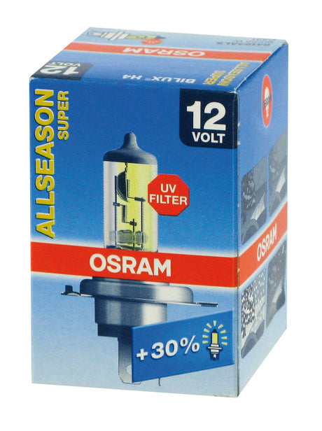 Osram Lampadina 12V All Season Super - H4 - 60/55W - P43t - 1 pz - Scatola