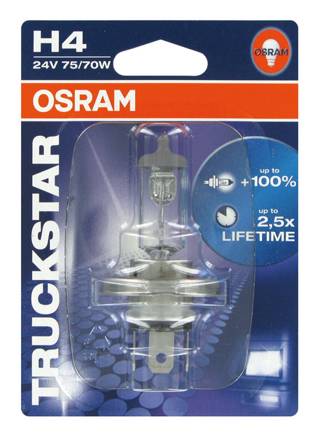 Osram Lampadina 24V Truckstar - H4 - 75/70W - P43t - 1 pz - Blister