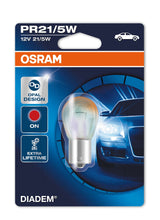 Osram Lampadina 12V Diadem - PR21/5W - 21/5W - BAW15d - 1 pz - Blister - Rosso