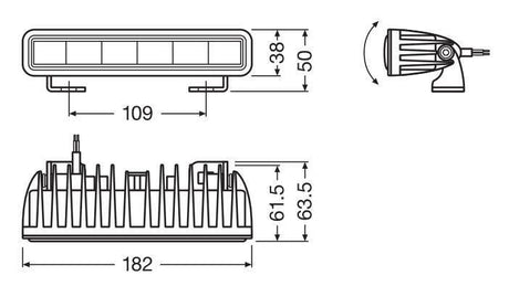 Osram Lampadina LEDriving Lightbar SX180-SP - 12/24V