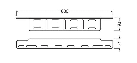 Osram Lampadina License Plate Bracket AX