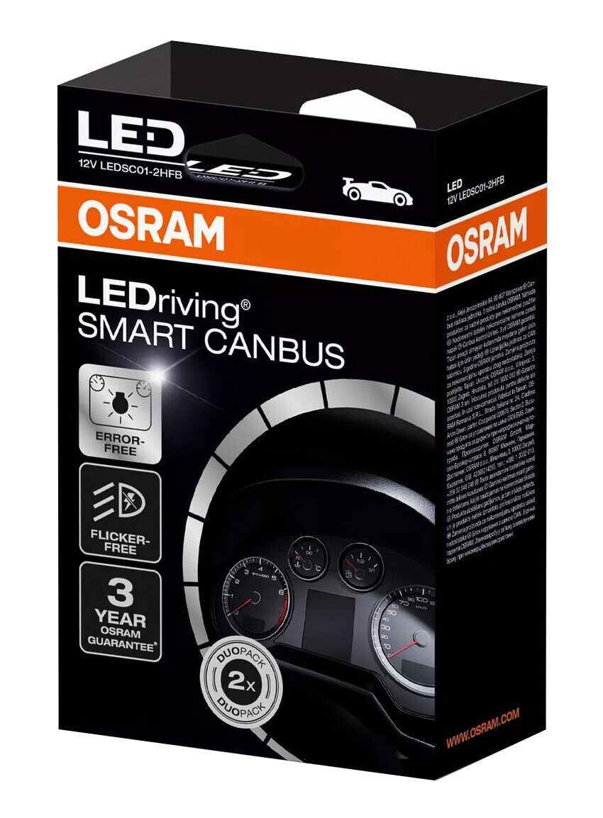 Osram LEDriving SMART CANBUS - 12V - H7, 12W, PX26d