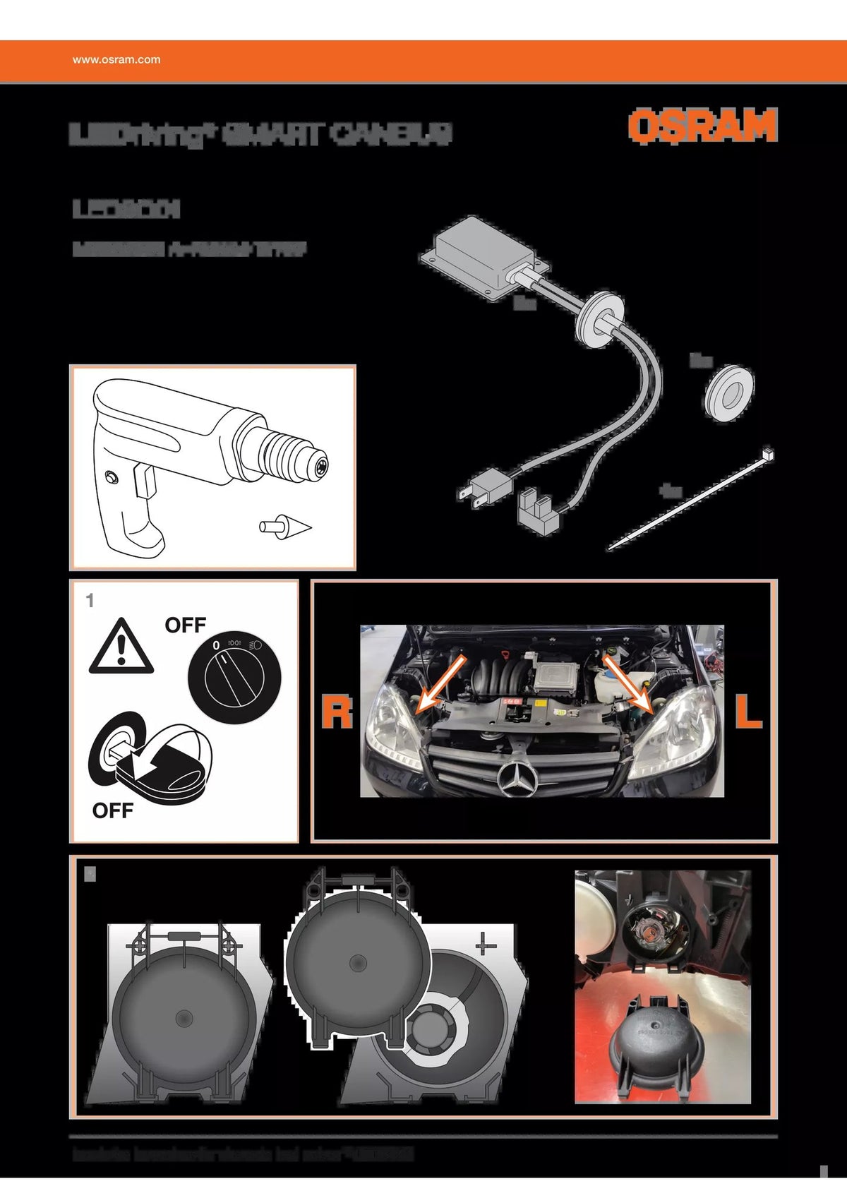 Osram LEDriving SMART CANBUS - 12V - H7, 12W, PX26d