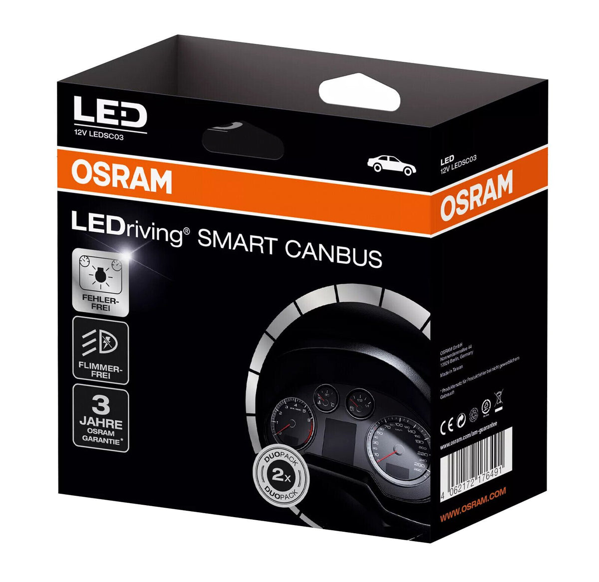 Osram LEDriving SMART CANBUS - 12V - H7, 12W, BMW